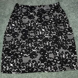 Charlotte Russe patterned skirt
